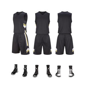 Conjunto Deportivo de Baloncesto Personalizado de Diseño Superior para Hombre y Niño, Pantalones Cortos Transpirables de Talla Grande con Estampado de Camiseta Juvenil para Fanáticos del Deporte - Product Image 4
