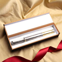Stylo en acier de Damas, fait main, stylo en métal de luxe, instrument d'écriture fluide, pour le marché des cadres dirigeants, des entreprises et des cadeaux