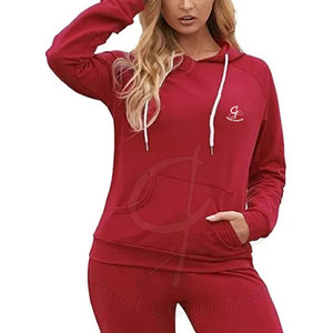 Hermoso chándal ajustado de alta calidad para mujer con diseño liso de Pekín personalizado, material ecológico solo utilizado - Product Image 3