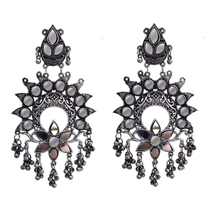 Boucles d'oreilles chandelier de mode Kundan - Product Image 2