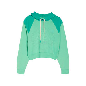 Design personnalisé pour femmes Crop Top Hoodies avec manches longues pour l'hiver et l'automne Logo avant positionné - Product Image 1