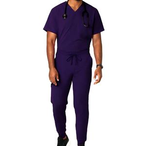 Combinaisons de travail en toile de rayonne 100% personnalisées de haute qualité unisexe, vêtements d'infirmière d'hôpital, uniforme de médecin, femmes hommes 2026 - Product Image 3