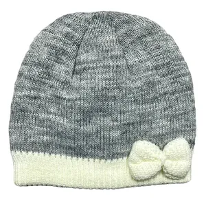 Vente en gros personnalisé sublimation haricot doublure en satin jacquard tricoté chapeau de haricot paresseux imprimé crâne tissé couvre-chef - Product Image 1