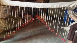 Handmade Eco-Friendly Modern Decorative Beaded Wave <b>Curtains</b> for Door Windows Room Divider Hanging Interior Craft <b>Curtain</b> Panels - Product Image 3