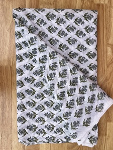 Fabricación Naturel Luxury Summer Wear Hand Block Impreso Tela de algodón peinado para bolsos Tarifa de fábrica Proveedor por yarda - Product Image 3