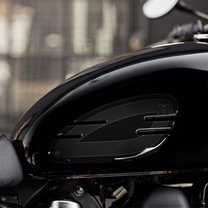 2 Adesivi Protettivi Laterali 3D Personalizzati con Logo per Moto Triumph BONNEVILLE per Decorazione - Product Image 1