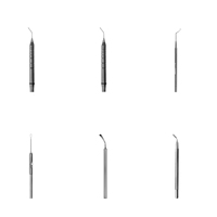Spatule pour lentilles Knolle 0,5 mm, crochet de division du noyau Neuhann, séparateur de lentilles incurvé robuste et plus aiguisé, complet
