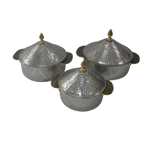 Royal Llook หม้อตุ๋นไฟฟ้าผนังสองชั้น, หม้อร้อนเสิร์ฟอาหารบนโต๊ะอาหาร - Product Image 5