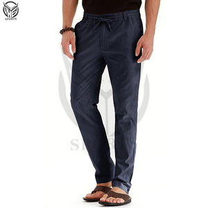 Venta al por mayor Fitness Cargo Jogging Pantalones apilados Hombres Pantalones personalizados Correr Joggers en blanco Track Cargo Pantalones para hombres - Product Image 6