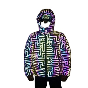 Chaqueta Acolchada Unisex de Invierno, Resistente al Viento, Transpirable, Tallas Grandes, Secado Rápido, con Logotipo Personalizado Frontal, OEM ODM, Ropa Urbana de Seguridad - Product Image 3