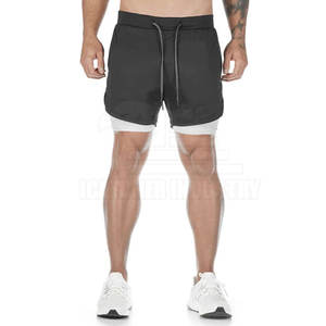 Pantalones cortos de gimnasio para hombre hechos a medida, pantalones cortos de gimnasio de nuevo diseño, pantalones cortos de gimnasio de poliéster Spandex para hombre - Product Image 1