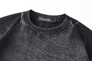 Camiseta de Verano para Hombre, 100% Algodón, 300 g/m², Estilo Hip Hop, Estampado Informal, Manga Corta, Ajustada, Secado Rápido - Product Image 2