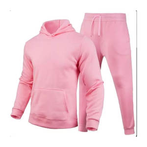 Ensemble de survêtements à capuche et de jogging 100% coton personnalisés de haute qualité pour hommes pulls à capuche pantalons de survêtement pour hommes survêtement - Product Image 2