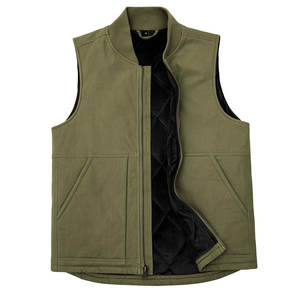 Chaleco de Lona para Hombre, Invierno, Transpirable, para Exteriores, Grueso, de Forro Polar, sin Mangas, Cuello Redondo, para Exteriores - Product Image 1