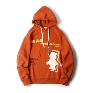 Vente en gros de sweat à capuche oversize 100% coton pour hommes broderie personnalisée pour bouffée de logo vierge unisexe pour l'hiver - Product Image 1