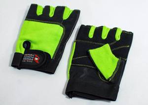 Gants de musculation en cuir véritable noir - Product Image 4