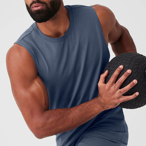 Sur mesure hommes Muscle Fit débardeurs Fitness entraînement chemise sans manches grande taille vêtements de sport pour l'entraînement Jogging musculation - Product Image 1