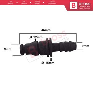 Conector de Manguera de Refrigerante para Tanque de Expansión Universal BHC633 de Bross Auto Parts, Certificado ISO 9001, Garantía de 3 Meses - Product Image 6