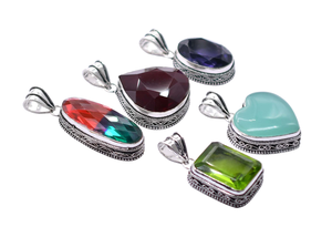 สร้อยคอแฟชั่นของผู้หญิงแบบวินเทจใหม่5ชิ้นจี้อัญมณีทองเหลืองธีมคริสเตียนร้อนแรงอีเบย์กำลังมาแรง PP 11 - Product Image 3