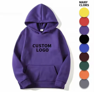 Últimas sudaderas de peso pesado de estilo informal 2025 para hombres de moda Hoddie de color sólido para hombres diseño personalizado de Bangladesh - Product Image 1