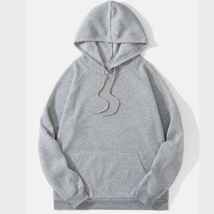 Sudadera con capucha para hombre y mujer, prenda deportiva Unisex de tela de esponja, color gris, 3729 - Product Image 1