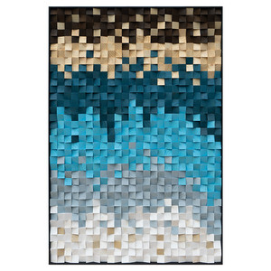 Nordique Hôtel De Luxe Villa Bois Naturel Art Moderne Abstrait Encadré Nature Morte <span class=keywords><strong>Peinture</strong></span> pour <span class=keywords><strong>Chambre</strong></span> Enregistrement En Direct Streaming - Product Image 2