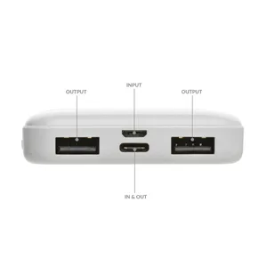 Batterie externe durable RCS recyclée de 5 000 mAh pour gadgets promotionnels - Product Image 5