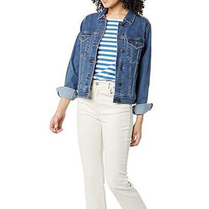 OEM Services High Quality Custom Design <b>Women</b> Jeans <b>Jacket</b> New Design Jeans <b>Jacket</b> For <b>Women</b> - Product Image 5