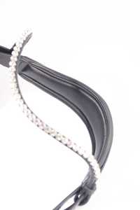 บังเหียนหนังแก้วบุนวมสุดหรูทำด้วยมือคริสตัลเนื้อนุ่มทนทานเป็นพิเศษผู้ผลิตในอินเดีย - Product Image 3