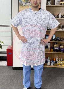 Para el uso diario del Hospital Batas de paciente unisex | Logotipo personalizado profesional Batas de paciente de hospital para hombres y mujeres - Product Image 2