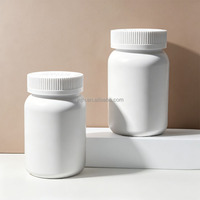 Bouteille en plastique blanche de 250 ml, bouteille vide pour médicaments, capsules, comprimés, poudre, bouteille en HDPE