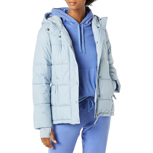 Chaqueta Acolchada con Capucha para Mujer, Ligera, Transpirable, Resistente al Agua (Disponible en Tallas Grandes), Chaqueta Acolchada con Cremallera - Product Image 1