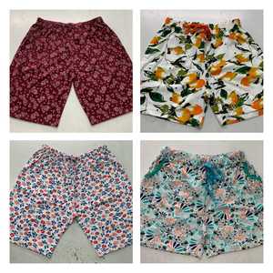 Custom Pastel Pink Striped Cotton Beach <b>Shorts</b> for <b>Women</b> Breathable Button-Down Pajama <b>Boxer</b> <b>Shorts</b> - Product Image 3