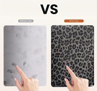 Housse pour MacBook en cuir PU imperméable Leopard pour MacBook Air Pro 13 14 15 16 pouces
