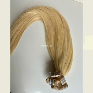 Cinta alineada con cutícula en extensiones de cabello humano Cabello vietnamita elaborado con técnica eslava para uso duradero - Product Image 6