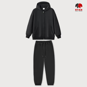 ชุดวอร์มออกแบบพิเศษสำหรับผู้ชายจาก Ryan Pro Gear พร้อมซิปปิด ผ้าสวมใส่สบาย ระบายอากาศได้ดี พร้อมโลโก้แบบกำหนดเอง - Product Image 2