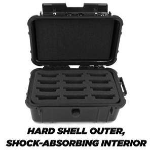 Estuche Personalizado para Herramientas de Barbería con Espacio para 12 Cuchillas, Almacenamiento Impermeable para Cuchillas y Espuma Protectora para Organización de Herramientas - Product Image 3