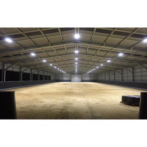 Construction rapide pré assemblage poutres lumière i colonne conception acier encadré kits simple largeur arena hangar à chevaux - Product Image 6