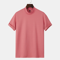 Nouveauté 2023 T-shirt décontracté pour homme en jersey personnalisable à manches courtes col rond en polyester/spandex 180g, séchage rapide, respirant