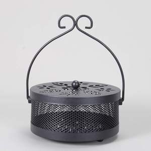 Brûleur d'encens pour la maison décoration de la maison nouveauté porte-bobine d'encens anti-moustique ignifuge support en métal bobines de moustique portables - Product Image 2