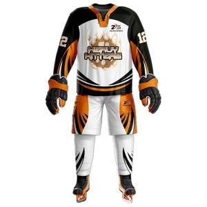 Costumes de hockey sur glace de haute qualité Logo personnalisé différentes tailles disponibles-Prix de gros - Product Image 1