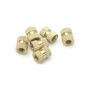 High Impact Brass Knurled <b>Insert</b> Nut M3 <b>Thread</b> Hex Head Fastener Competitive Price Industrial Grade Wholesale Supplier - Product Image 1