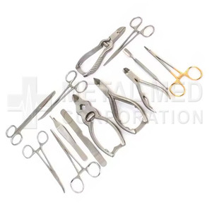 Set de Instrumentos Profesionales de Podología de Acero Inoxidable, Manuales y Ligeros para Cirugía Podológica de Metal Med Corporation - Product Image 5