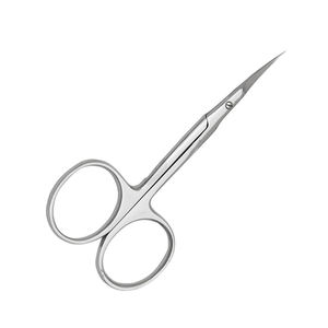 Manicure Cuticle <b>Scissor</b> Mirror Polish Russian Style Sharp Point <b>Curved</b> Blade Stainless Steel <b>Scissors</b> With Customized Packing - Product Image 1