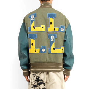 Chaqueta de Béisbol Universitaria para Hombre, Diseño Varsity, Personalizable, de Lana, de Alta Calidad, Fabricada por OEM - Product Image 2