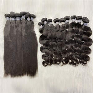 Extensiones de cabello humano de alta calidad, de fabricante indio, sin procesar - Product Image 2