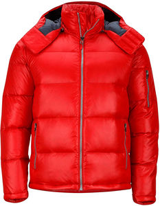 Respirant personnalisé matériel Logo hommes haute qualité doudoune hommes doudoune veste en duvet en couleur noire OEM Serviced Design - Product Image 2