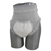Culotte jetable blanche de haute qualité pantalon pour personnes âgées pantalon en plastique pvc adulte incontinence adulte pull Ups couche hommes et femmes