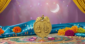 Laxmi Ganesha Brass Hindu Sculpture Handcrafted Showpiece for Shubh Labh Pujan for Divali Decoration in Home Temple Office <b>Table</b> - Product Image 5