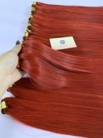 Extensiones de Cabello Humano Virgen Vietnamita SDD Liso Natural y Ondulado, Sedoso, Doble Trama a Máquina, Más Vendido, Envío Exprés